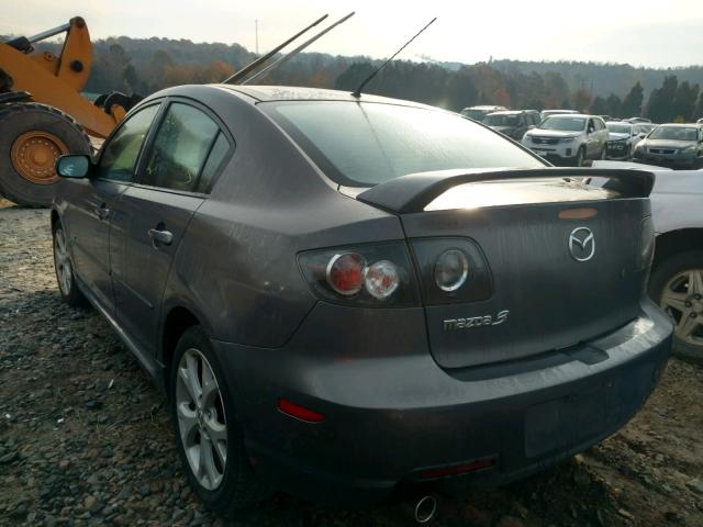 JM1BK323891234745 - 2009 MAZDA 3 S GRAY photo 3