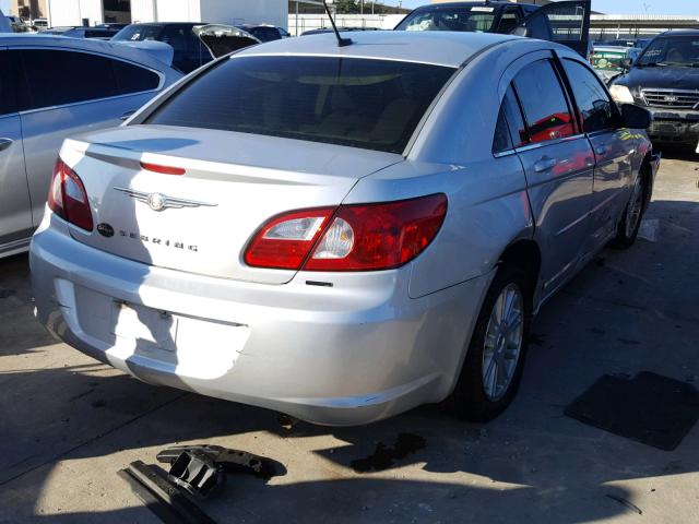 1C3LC56K07N565702 - 2007 CHRYSLER SEBRING TO SILVER photo 4