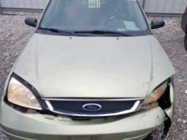 1FAFP34NX7W136257 - 2007 FORD FOCUS ZX4 GREEN photo 7