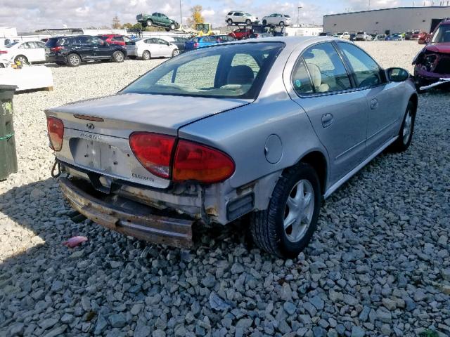 1G3NL52E31C271685 - 2001 OLDSMOBILE ALERO GL SILVER photo 4