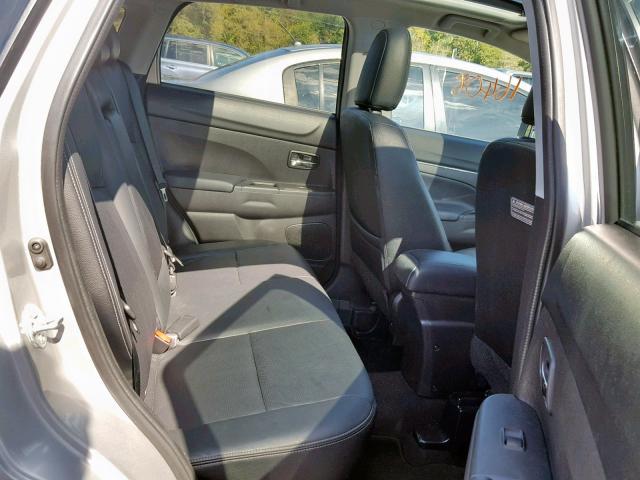 4A4AP4AW4FE057672 - 2015 MITSUBISHI OUTLANDER SILVER photo 6