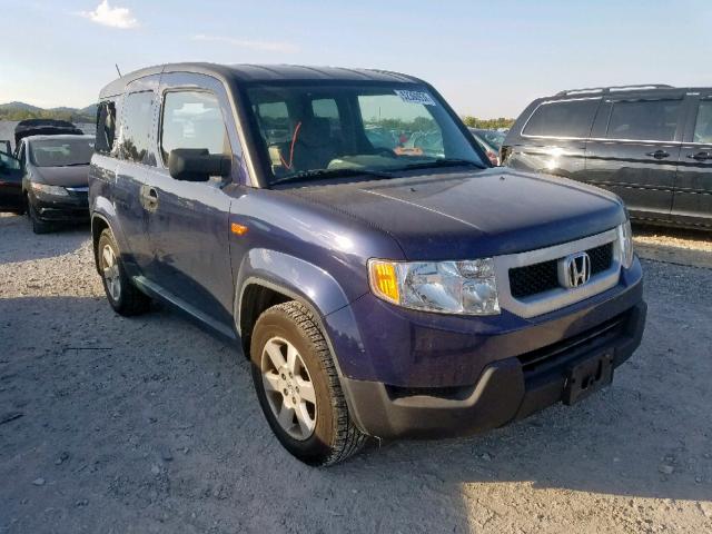 5J6YH18749L000804 - 2009 HONDA ELEMENT EX BLUE photo 1