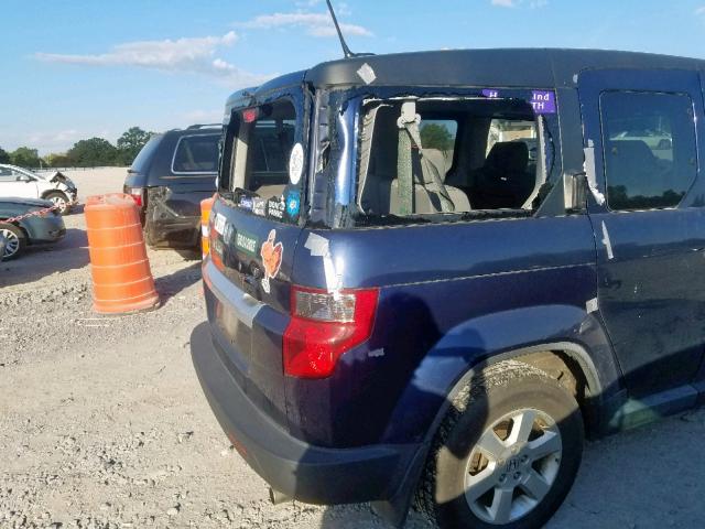 5J6YH18749L000804 - 2009 HONDA ELEMENT EX BLUE photo 9