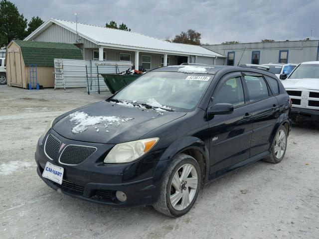 5Y2SL65876Z401518 - 2006 PONTIAC VIBE BLACK photo 2