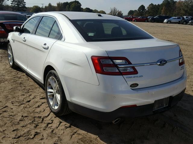 1FAHP2E86EG110659 - 2014 FORD TAURUS SEL WHITE photo 3