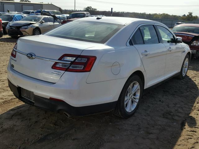 1FAHP2E86EG110659 - 2014 FORD TAURUS SEL WHITE photo 4