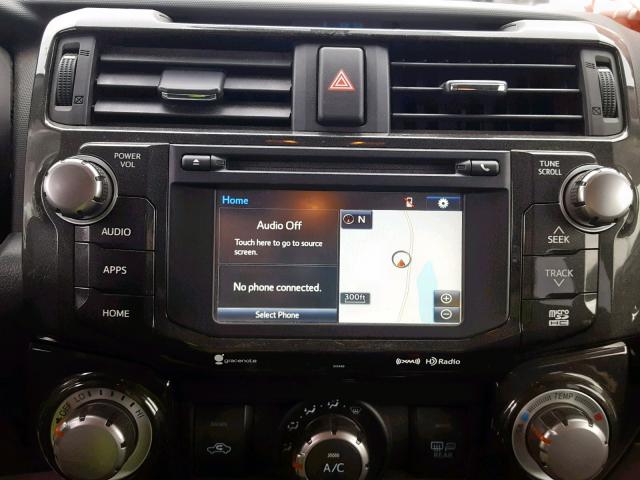 JTEBU5JR3H5458827 - 2017 TOYOTA 4RUNNER SR 灰色 照片 9