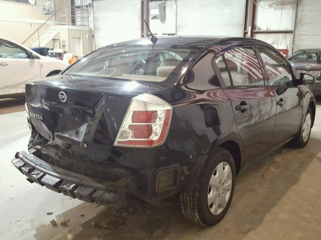 3N1AB61E18L685249 - 2008 NISSAN SENTRA 2.0 BLACK photo 4