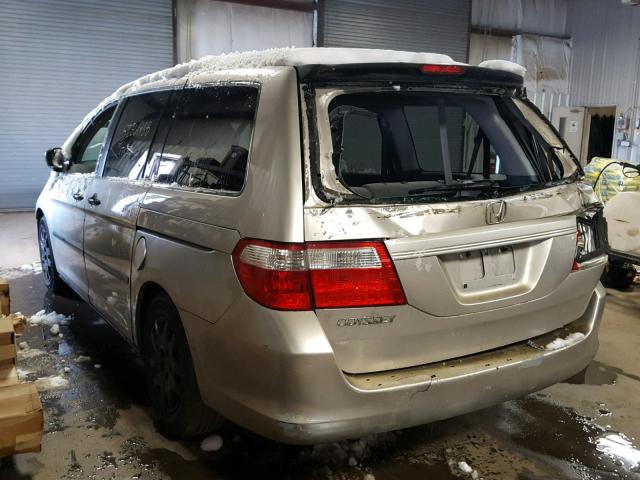 5FNRL38296B014723 - 2006 HONDA ODYSSEY LX SILVER photo 3