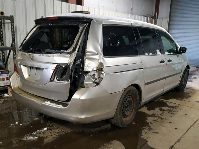 5FNRL38296B014723 - 2006 HONDA ODYSSEY LX SILVER photo 4