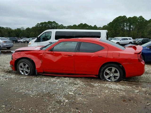 2B3KA33G08H281919 - 2008 DODGE CHARGER SX RED photo 10