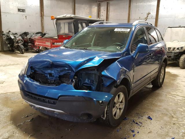 3GSCL33P29S552088 - 2009 SATURN VUE XE BLUE photo 2