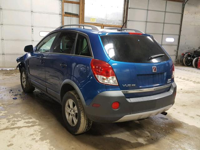 3GSCL33P29S552088 - 2009 SATURN VUE XE BLUE photo 3