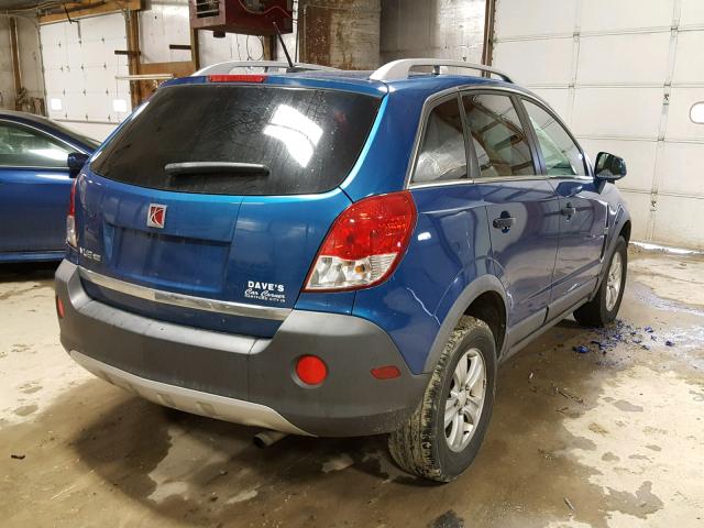 3GSCL33P29S552088 - 2009 SATURN VUE XE BLUE photo 4