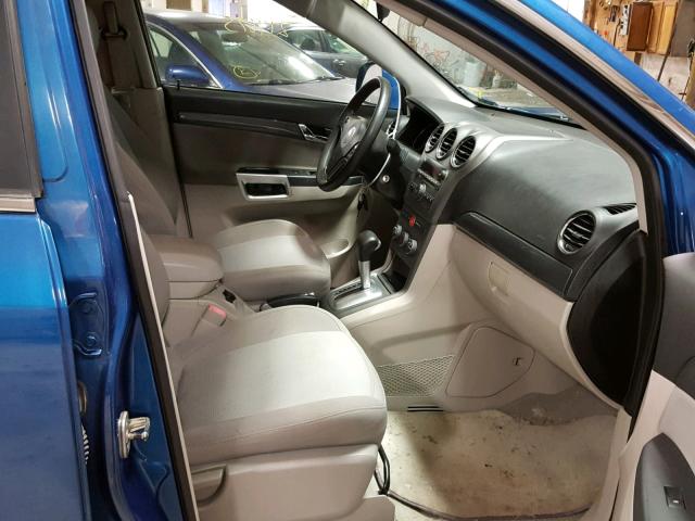 3GSCL33P29S552088 - 2009 SATURN VUE XE BLUE photo 5