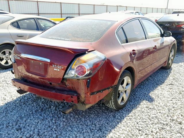 1N4BL21E17N479411 - 2007 NISSAN ALTIMA 3.5 RED photo 4