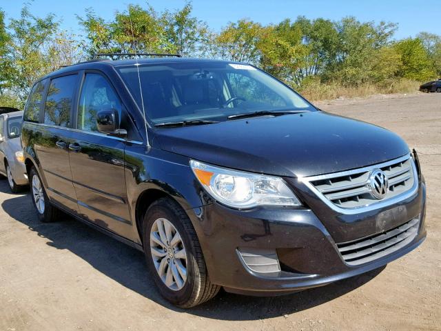 2C4RVABG4CR276779 - 2012 VOLKSWAGEN ROUTAN SE BLACK photo 1