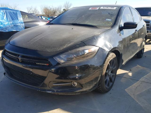 1C3CDFBB1FD346759 - 2015 DODGE DART SXT BLACK photo 2