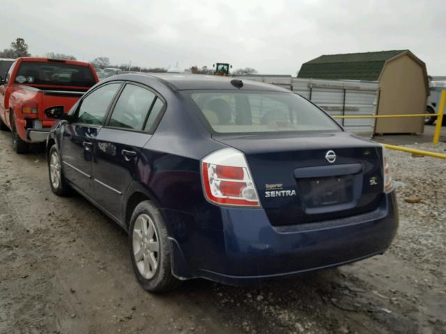 3N1AB61E68L754050 - 2008 NISSAN SENTRA 2.0 BLUE photo 3