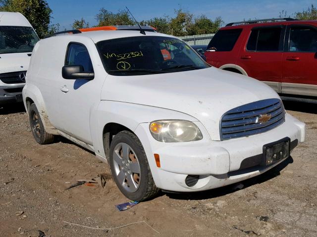 3GCCA85B89S522321 - 2009 CHEVROLET HHR PANEL WHITE photo 1