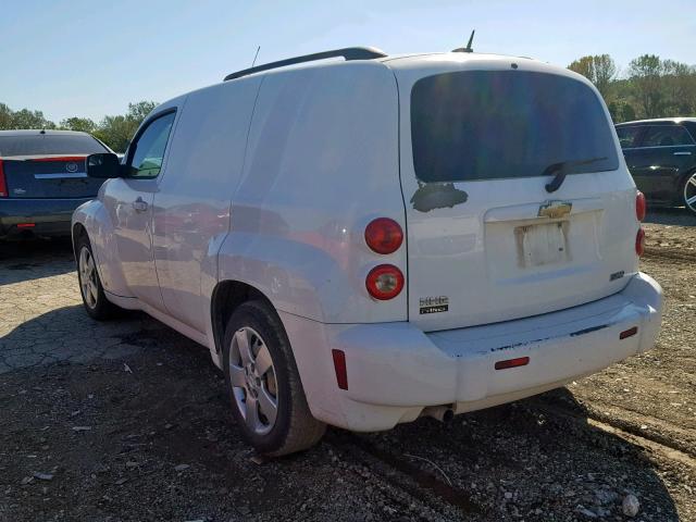 3GCCA85B89S522321 - 2009 CHEVROLET HHR PANEL WHITE photo 3