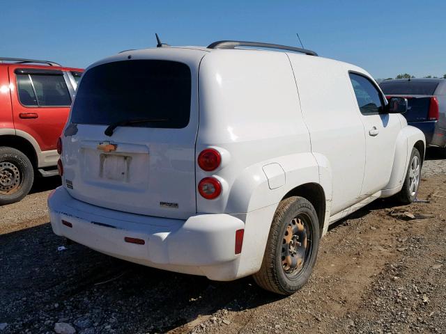 3GCCA85B89S522321 - 2009 CHEVROLET HHR PANEL WHITE photo 4