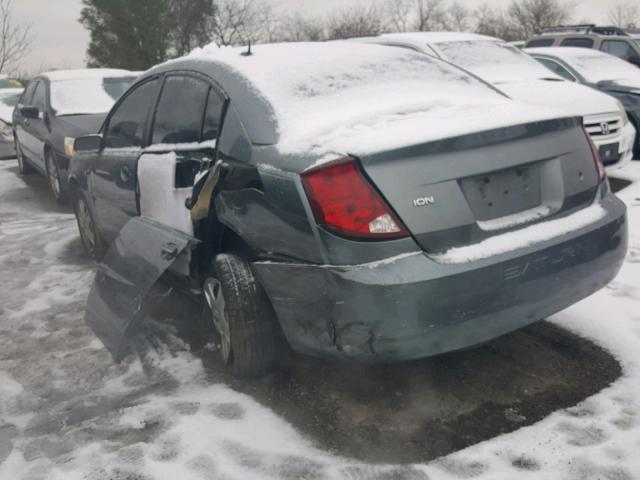 1G8AJ55F46Z187740 - 2006 SATURN ION GRAY photo 3