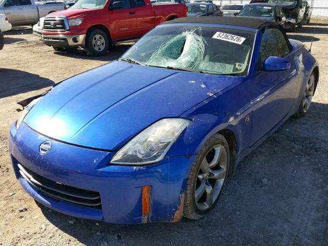 JN1AZ36A36M450791 - 2006 NISSAN 350Z ROADS BLUE photo 2