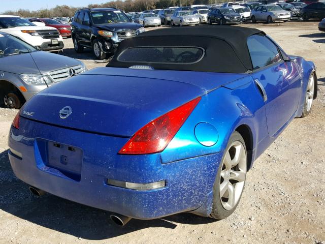 JN1AZ36A36M450791 - 2006 NISSAN 350Z ROADS BLUE photo 4