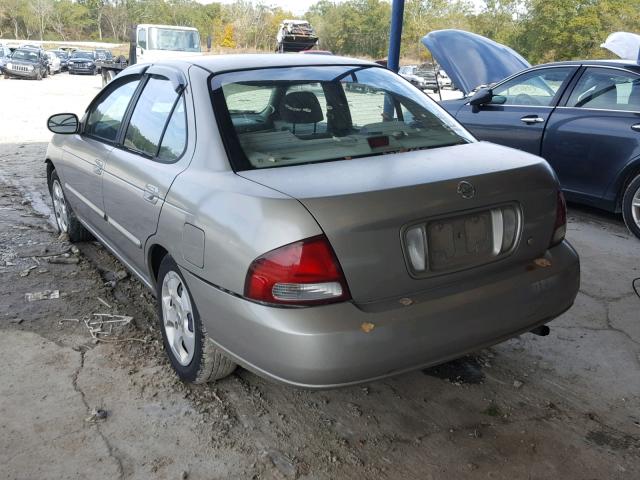 3N1CB51D53L805539 - 2003 NISSAN SENTRA XE SILVER photo 3