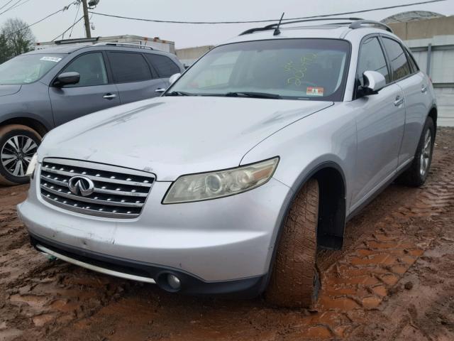 JNRAS08W98X206492 - 2008 INFINITI FX35 SILVER photo 2