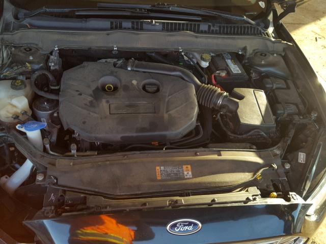 3FA6P0K97ER301881 - 2014 FORD FUSION TIT BLACK photo 7