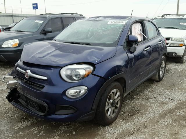 ZFBCFXAB5HP574040 - 2017 FIAT 500X POP BLUE photo 2