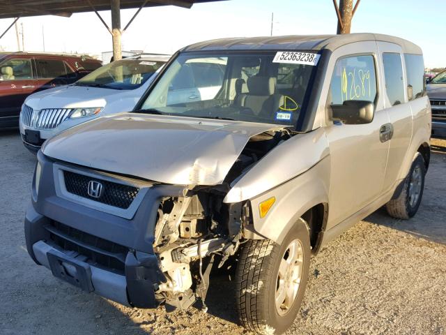 5J6YH28554L008875 - 2004 HONDA ELEMENT EX SILVER photo 2