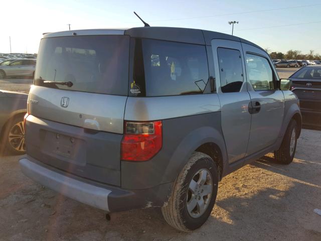 5J6YH28554L008875 - 2004 HONDA ELEMENT EX SILVER photo 4