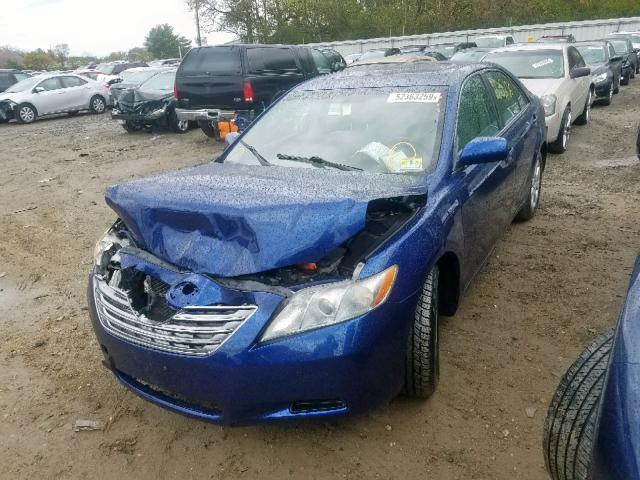 JTNBB46K673002553 - 2007 TOYOTA CAMRY HYBR BLUE photo 2