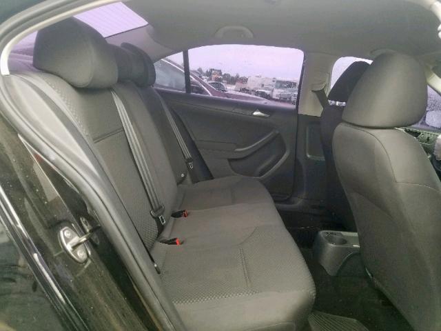 3VW1K7AJ9CM323038 - 2012 VOLKSWAGEN JETTA BASE BLACK photo 6