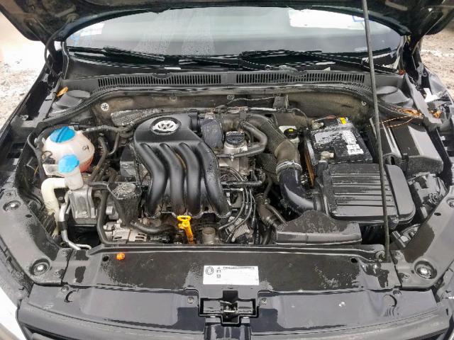 3VW1K7AJ9CM323038 - 2012 VOLKSWAGEN JETTA BASE BLACK photo 7