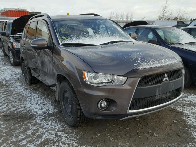 JA4JT5AX5BU606193 - 2011 MITSUBISHI OUTLANDER GRAY photo 1