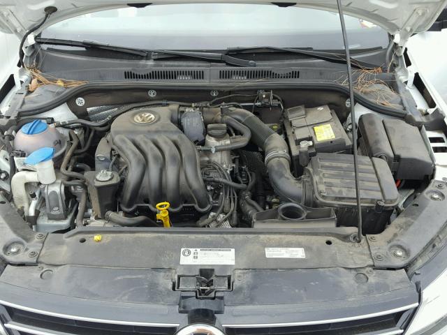 3VW2K7AJ0FM330775 - 2015 VOLKSWAGEN JETTA BASE WHITE photo 7