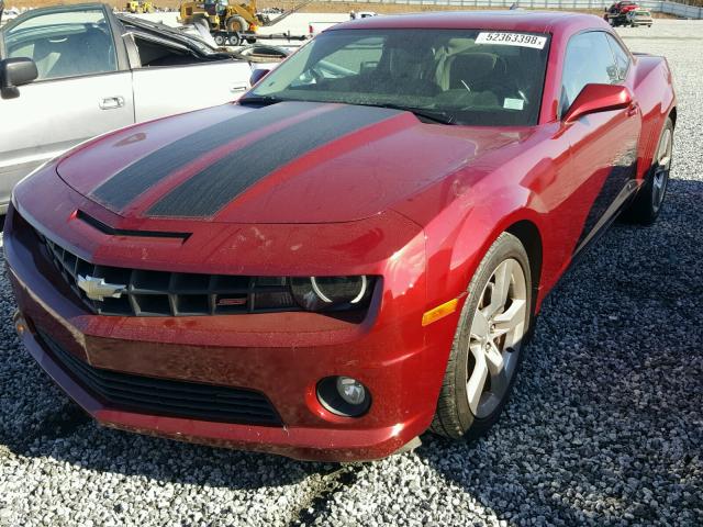 2G1FT1EW1B9131878 - 2011 CHEVROLET CAMARO 2SS RED photo 2