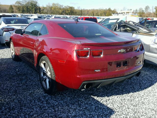 2G1FT1EW1B9131878 - 2011 CHEVROLET CAMARO 2SS RED photo 3