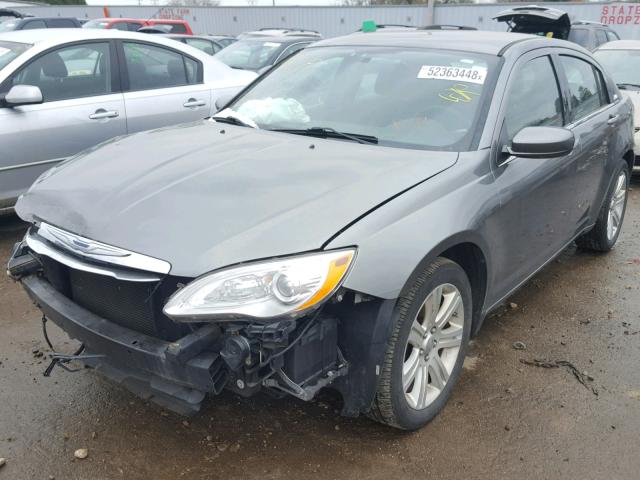 1C3CCBBB1DN765472 - 2013 CHRYSLER 200 TOURIN GRAY photo 2