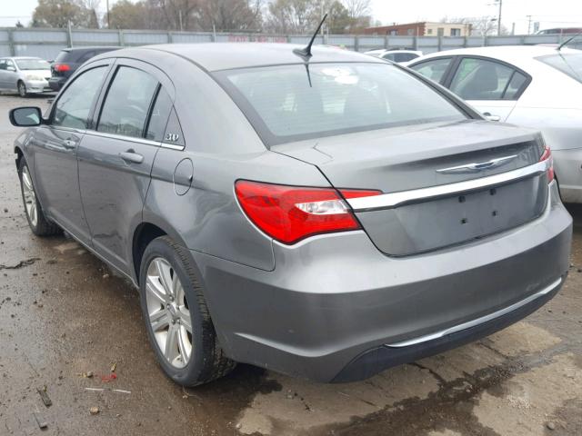 1C3CCBBB1DN765472 - 2013 CHRYSLER 200 TOURIN GRAY photo 3