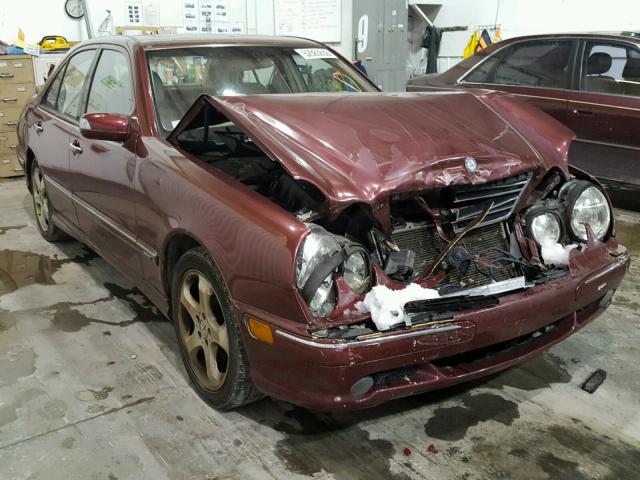 WDBJF65JX1B194306 - 2001 MERCEDES-BENZ E 320 MAROON photo 1