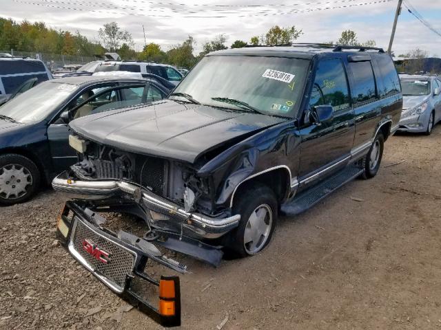 1GKEK13R6XR512663 - 1999 GMC YUKON BLACK photo 2