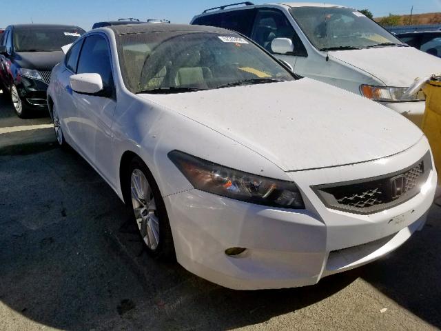 1HGCS22818A001218 - 2008 HONDA ACCORD EXL WHITE photo 1