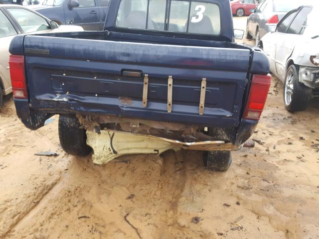 1FTCR10A2MTA30185 - 1991 FORD RANGER BLUE photo 9