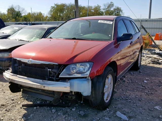 2C4GM68425R547586 - 2005 CHRYSLER PACIFICA T MAROON photo 2