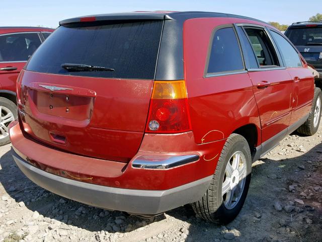 2C4GM68425R547586 - 2005 CHRYSLER PACIFICA T MAROON photo 4